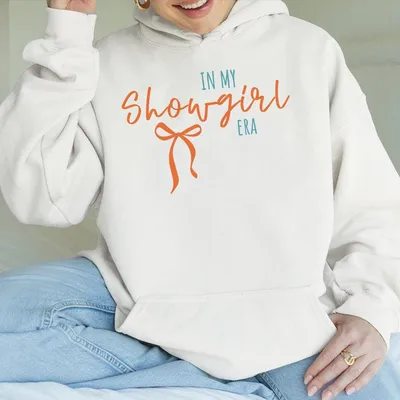 In My Showgirl Era Graphic Hoodie Showgirl Life Hoodie Showgirl Hoodie In My Showgirl Era Retro Western Cowgirl Outfit