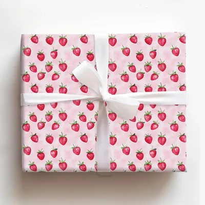 Berry on Top - Gift Wrap for Christmas, Holidays Wrapping Paper, Christmas Wrapping Paper