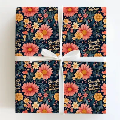 Proverbs 31 - Gift Wrap for Christmas, Holidays Wrapping Paper, Christmas Wrapping Paper