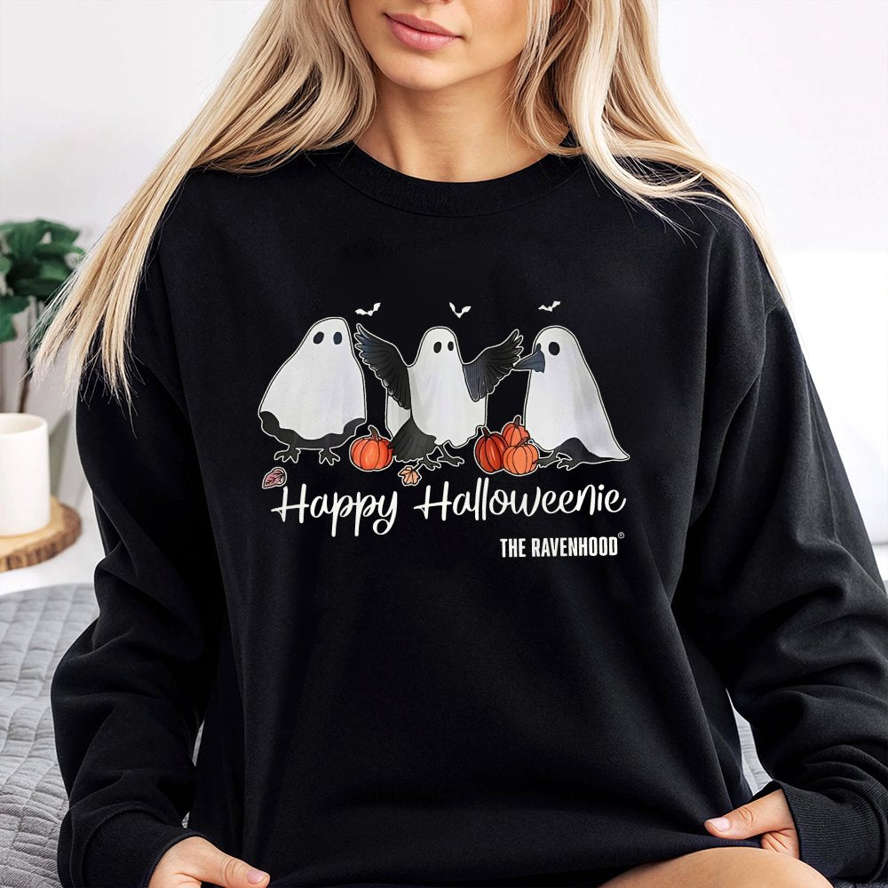 Happy Halloweenie The Ravenhood Series Sweatshirt Trendy Halloween Sweatshirt Unisex Graphic Sweatshirt For Men And Women