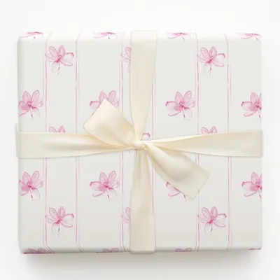 Paint Petals - Gift Wrap for Christmas, Holidays Wrapping Paper, Christmas Wrapping Paper