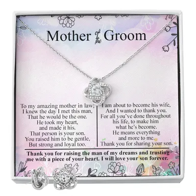 Mother Of The Groom, Wedding Gift, Bridal Party, Rehearsal Dinner, Man Of My Dreams, Parent Of Groom, Bridal Shower, Christmas Gifts, Birthday Gifts, Anniversary Gift, Wedding Necklace, Mothers Day Gifts