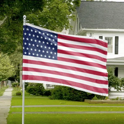 51 States Usa Flag House And Garden Flag For American Horizontal House Flag
