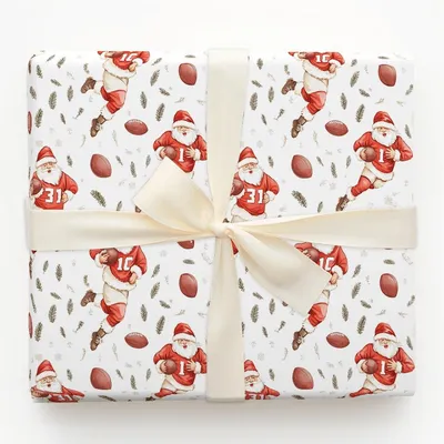 Rushing to Christmas - Gift Wrap for Christmas, Holidays Wrapping Paper, Christmas Wrapping Paper