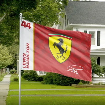Racing Legend Horizontal House Flag, Red Speed Car Design, Motorsport Fan Decor, Outdoor Racing Enthusiast Flag Horizontal House Flag