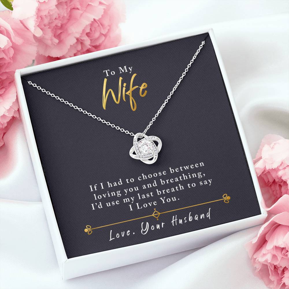 Collection Wife - Last Breath - Love Knot Necklace