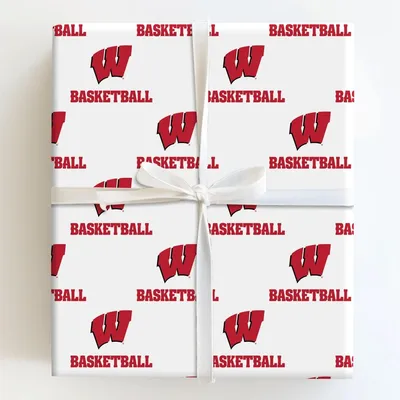 Full Court Red - Gift Wrap for Christmas, Holidays Wrapping Paper, Christmas Wrapping Paper