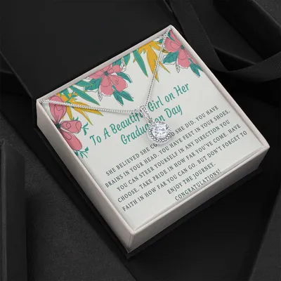 To My Beautiful Daughter Necklace - Daughter Gift - To My Daughter Necklace From Mom - To My Daughter Necklace From Dad - Gift For Daughter From Mom - Daughters Birthday Gift - Gift For Daughter From Mom, Daughter's Birthday, Daughter's Graduation