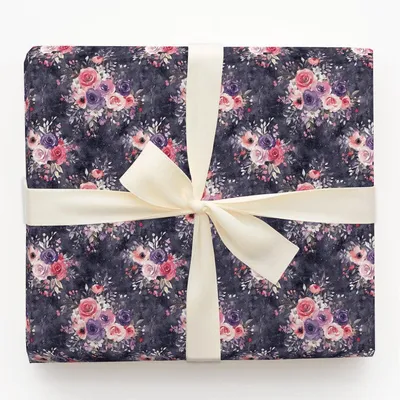 Moonshadow Vows - Gift Wrap for Christmas, Holidays Wrapping Paper, Christmas Wrapping Paper