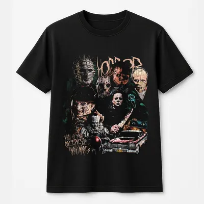 Vintage What Is Your Creepiest Nightmare Graphic T-Shirt Scary Movies T-Shirt T-Shirt Graphic T-Shirt