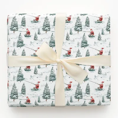 Snowflake Spinner - Gift Wrap for Christmas, Holidays Wrapping Paper, Christmas Wrapping Paper