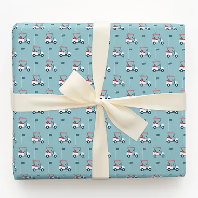 Pinnacle Golf - Gift Wrap for Christmas, Holidays Wrapping Paper, Christmas Wrapping Paper