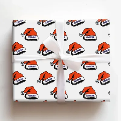 Beachside Santa Hat - Gift Wrap for Christmas, Holidays Wrapping Paper, Christmas Wrapping Paper
