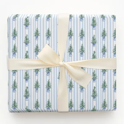 Blue Ridge - Gift Wrap for Christmas, Holidays Wrapping Paper, Christmas Wrapping Paper