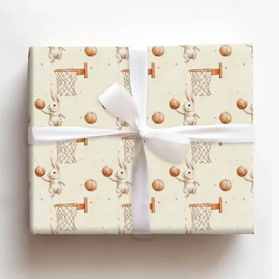 Three Point Hops - Gift Wrap for Christmas, Holidays Wrapping Paper, Christmas Wrapping Paper