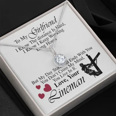 Lineman You Love In It Eternal Hope Necklace Gift For Girlfriend