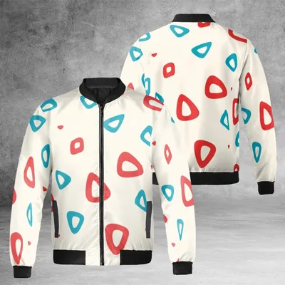 Togepi Jacket, Windproof Bomber Jacket, Pokemon Egg Shell Pattern Art, Nintendo Gaming Streetwear, Anime Fan Gift Bomber Jacket