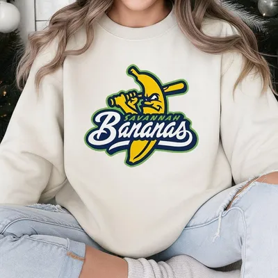 Savannah Banana Baseball Sweatshirt Banana Baseball Logo Sweatshirt