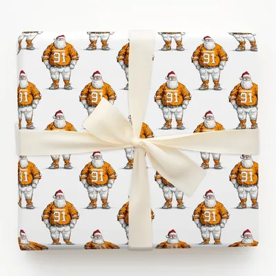 Touchdowns & Tinsel in Tennessee - Gift Wrap for Christmas, Holidays Wrapping Paper, Christmas Wrapping Paper