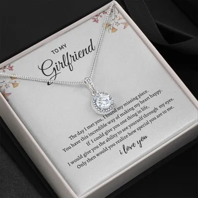 Gift For Girlfriend I Found My Missing Piece Eternal Hope Necklace