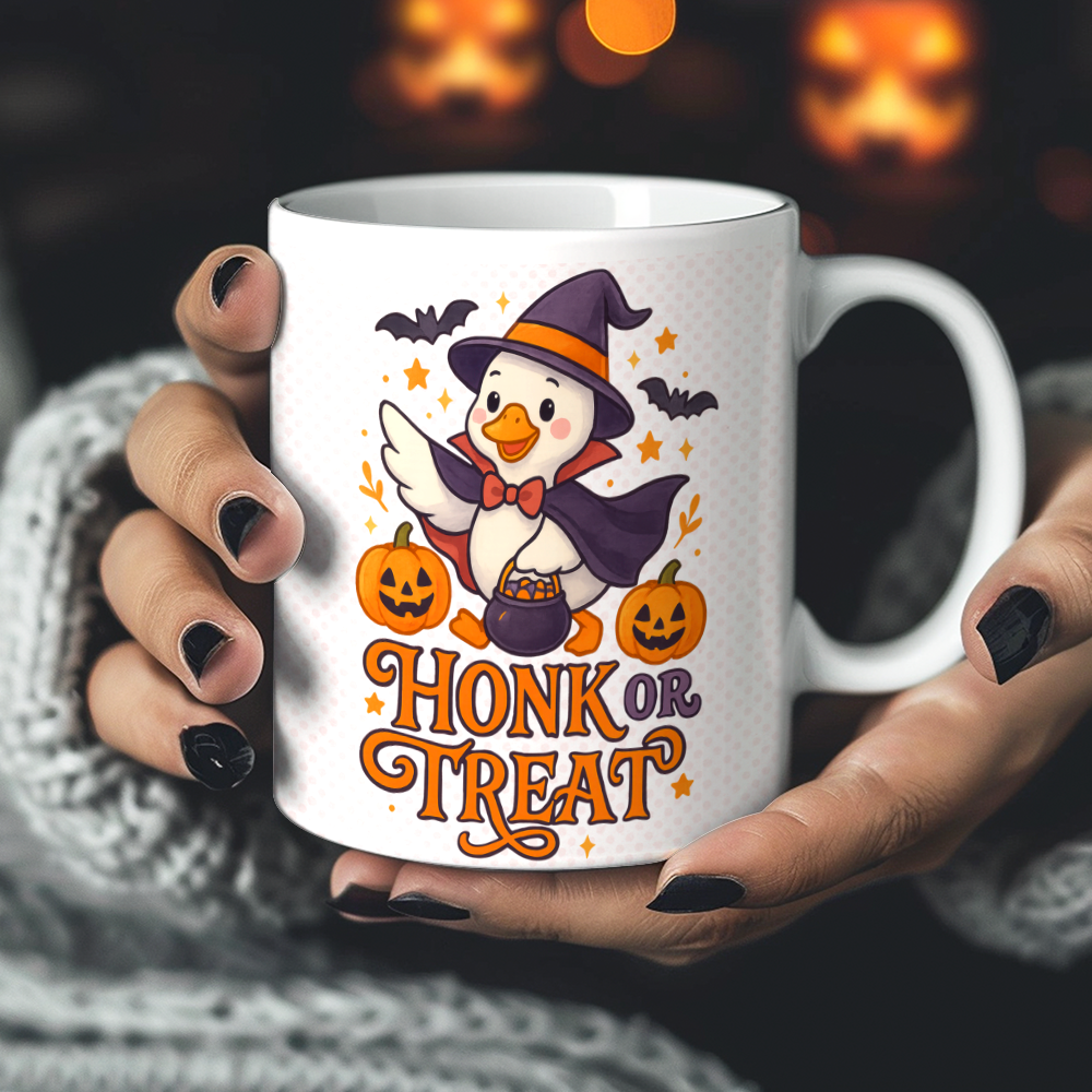 Goose Halloween Mug Wrap – Cute & Spooky Coffee Mug