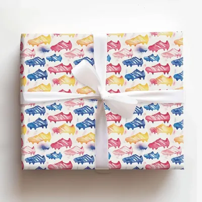 Strike Style  Goals - Gift Wrap for Christmas, Holidays Wrapping Paper, Christmas Wrapping Paper