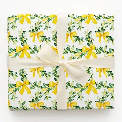 Bow Bright - Gift Wrap for Christmas, Holidays Wrapping Paper, Christmas Wrapping Paper