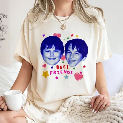 Best Friends Greg And Rowley Diary Of A Wimpy Kid Meme T-Shirt T-Shirt, Unisex Humor T-Shirt, Soft Cotton For Cartoon Fans