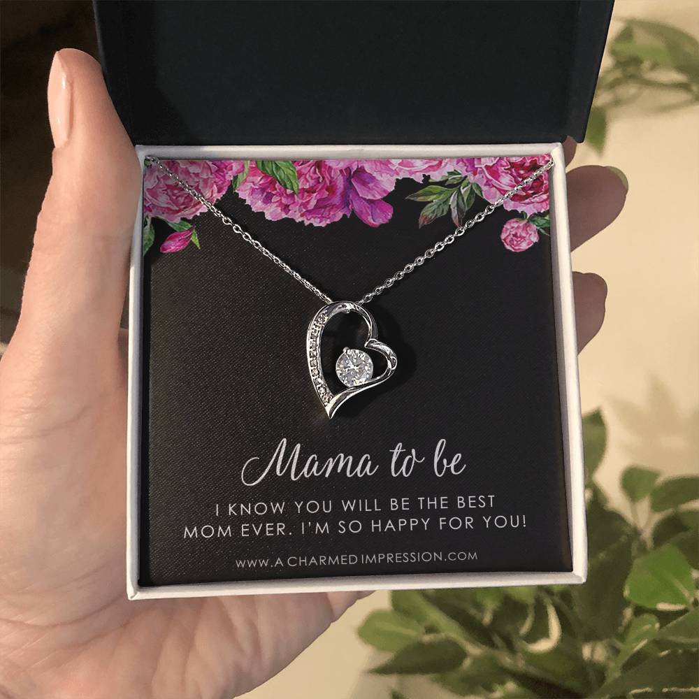New Mom Gift, Necklace Gift For New Mom Forever Love Necklace