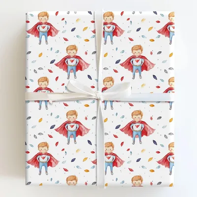 Hero Mode Activated - Gift Wrap for Christmas, Holidays Wrapping Paper, Christmas Wrapping Paper