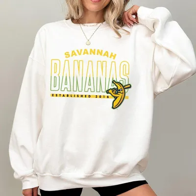 Savannah Bananas Graphic Sweatshirt Unisex Cotton Sweatshirt For Men And Women Funny Design Perfect For Casual Daily Wear