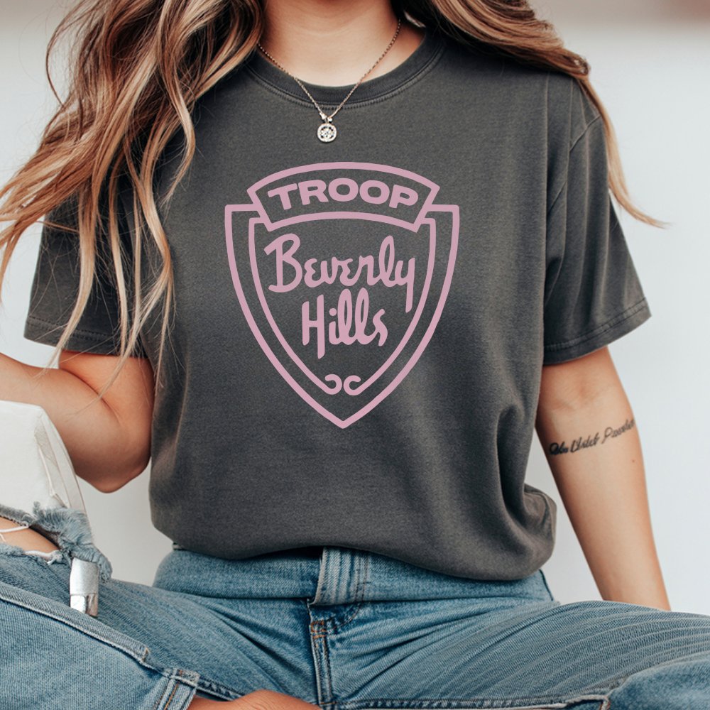 Troop Beverly Hills Movie California Pink And Green Phyllis Nefler Wilderness Girls We Dont Need Stinking Patches Sweats T-Shirt