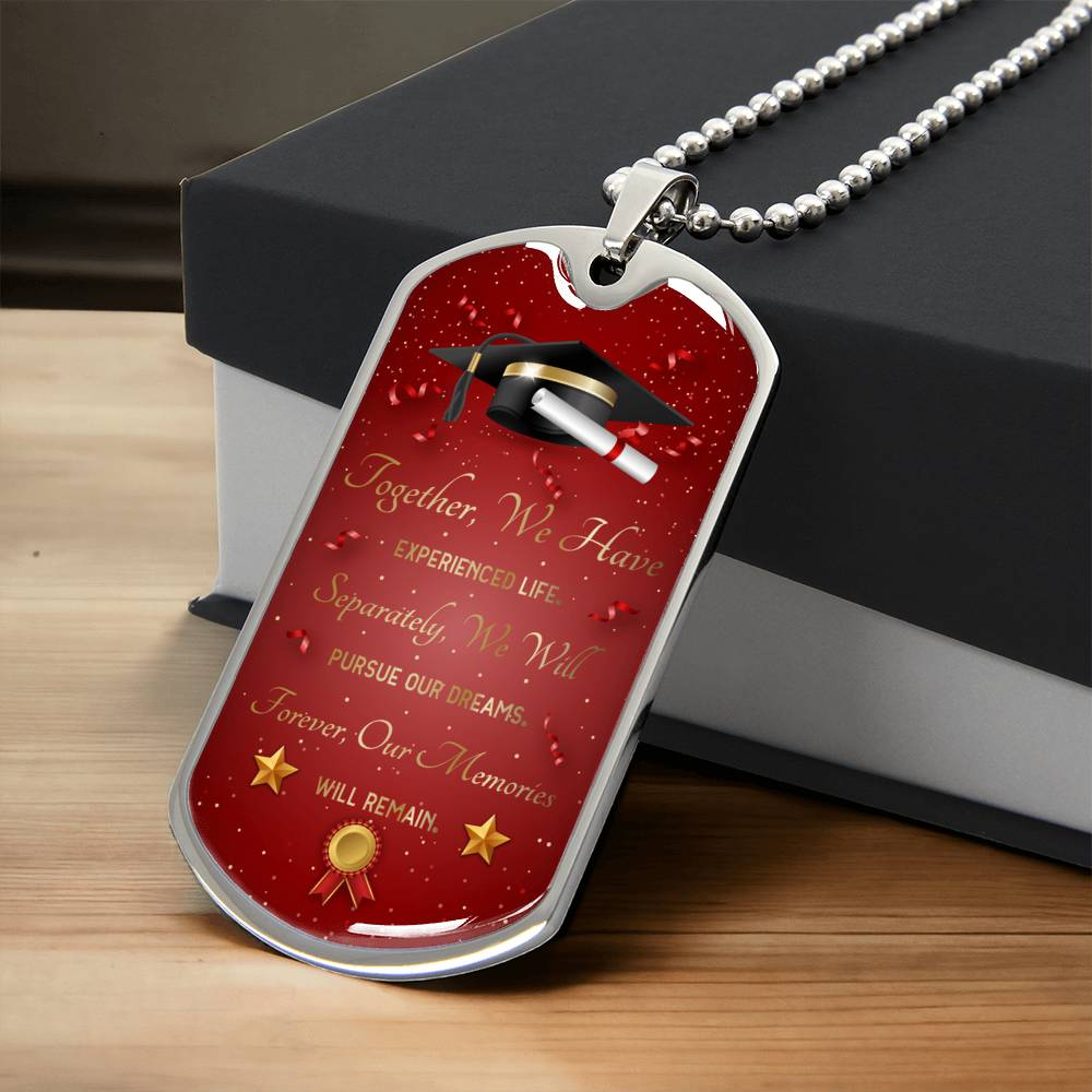 To My Son - Congratulations - Army Tag Necklace, Dog Tag