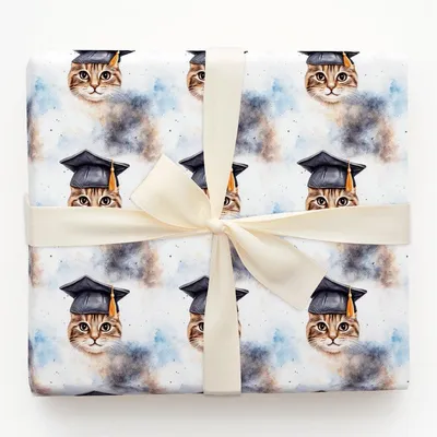 Feline Focus - Gift Wrap for Christmas, Holidays Wrapping Paper, Christmas Wrapping Paper