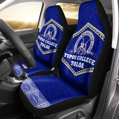 Tonga Tupou College Toloa Car Seat Covers Ngatu Pattern
