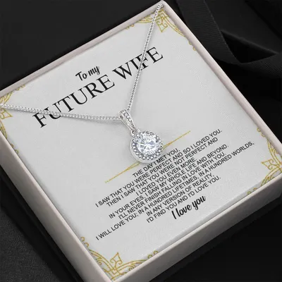 I'd Find You And I'd Love You Eternal Hope Necklace Gift For Future Wife