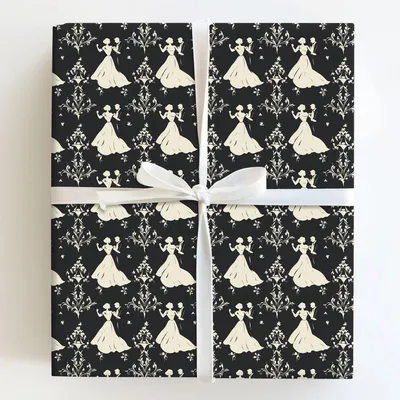 Vintage First Dance - Gift Wrap for Christmas, Holidays Wrapping Paper, Christmas Wrapping Paper