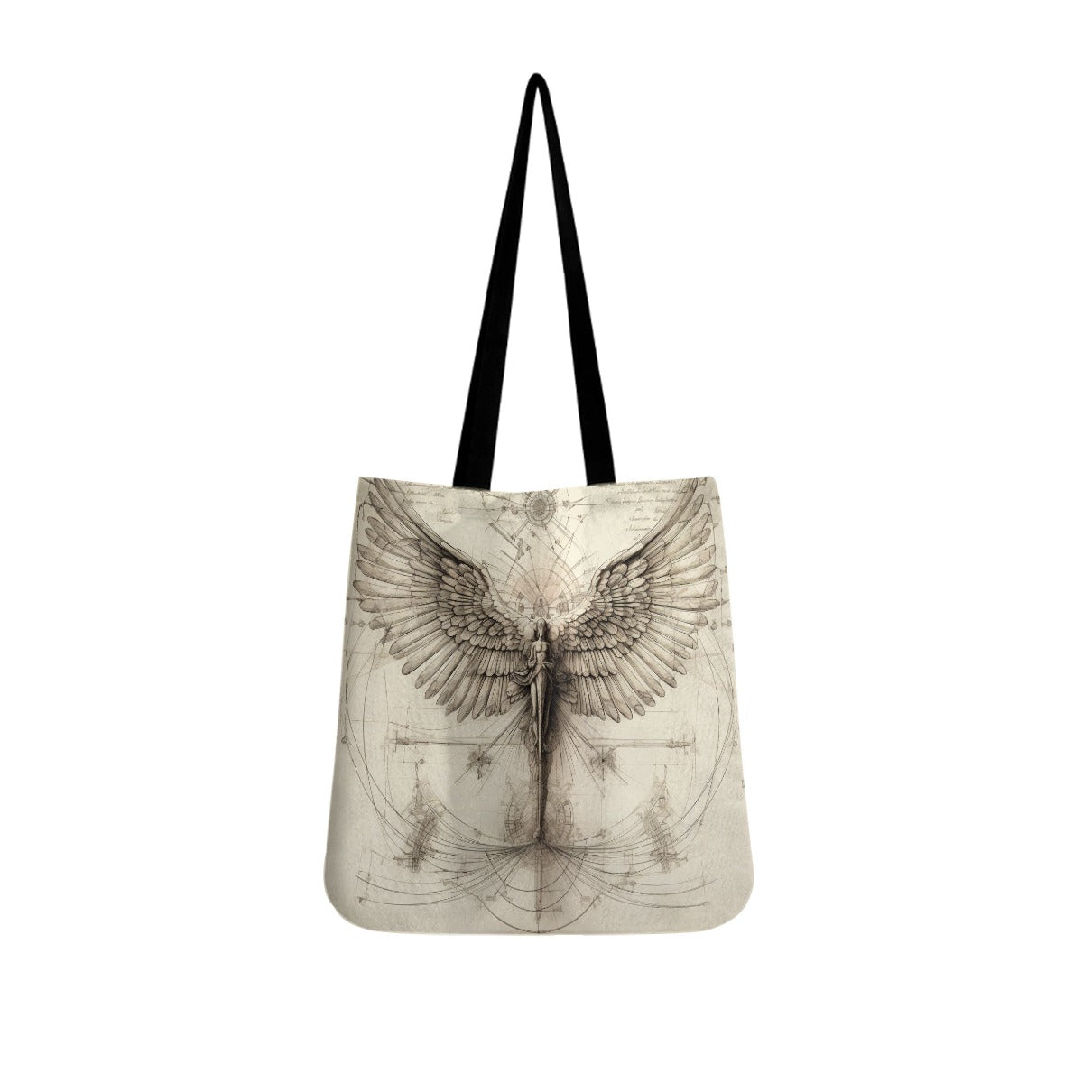 Da Vinci Wings Cloth Tote Bags