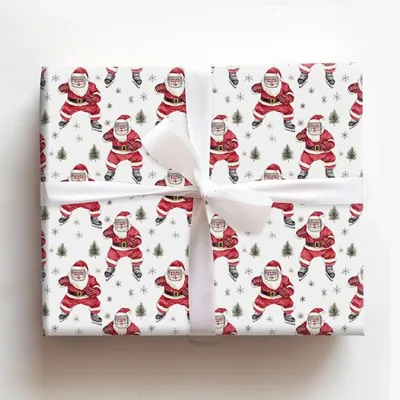 Great Save Santa - Gift Wrap for Christmas, Holidays Wrapping Paper, Christmas Wrapping Paper