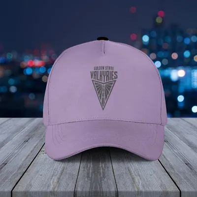 Wnba Golden State Valkyries Baseball Cap Light Purple Shield Logo Hat Baseball Cap