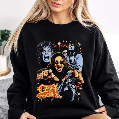 Rip Ozzy Osbourne Vintage Sweatshirt Ozzy Osbourne Rock Band Sweatshirt 90s Rock Band Graphic Sweatshirt Cotton Sweatshirt For Men And Women