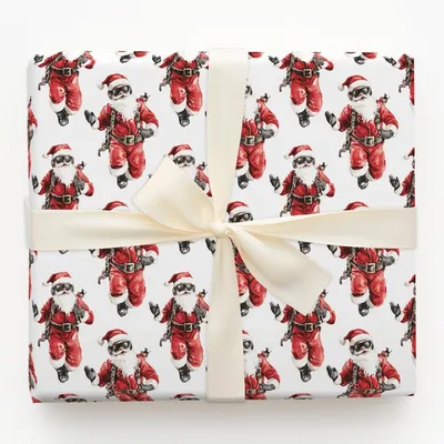 F-14 to the NorthPole - Gift Wrap for Christmas, Holidays Wrapping Paper, Christmas Wrapping Paper