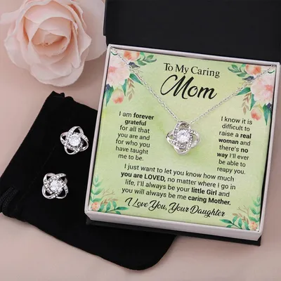 Love Knot To Mom Christmas Gift Mother Birthday Jewelry Gifts For Mom From Daughter Necklace For Mom Gift Ideas For Mother Day Thank You Mom
