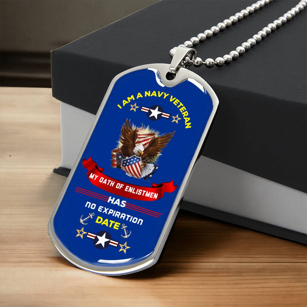Navy Veteran Amazing S Dog Tag - Army Tag Necklace, Dog Tag