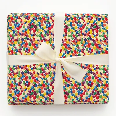 Rain Drop, Gum Drop - Gift Wrap for Christmas, Holidays Wrapping Paper, Christmas Wrapping Paper