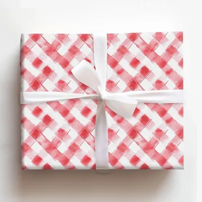 Lovestruck Plaid - Gift Wrap for Christmas, Holidays Wrapping Paper, Christmas Wrapping Paper