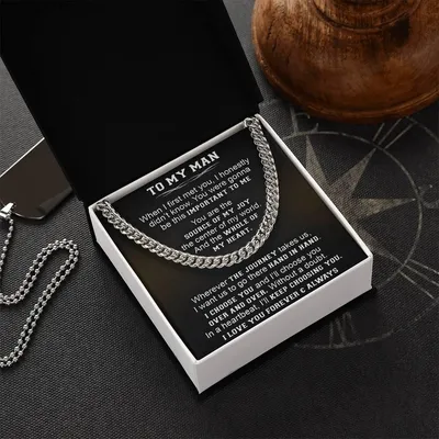 Gift For Your Man - Over And Over - Cuban Link Cuban Link Chain