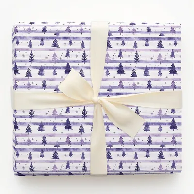 Mauve Motif - Gift Wrap for Christmas, Holidays Wrapping Paper, Christmas Wrapping Paper