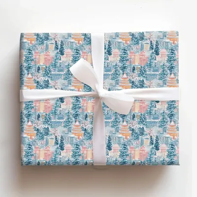 Tokyo Tidings - Gift Wrap for Christmas, Holidays Wrapping Paper, Christmas Wrapping Paper