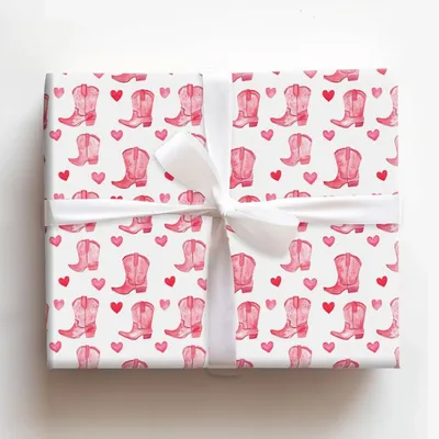 Line Dance Love - Gift Wrap for Christmas, Holidays Wrapping Paper, Christmas Wrapping Paper